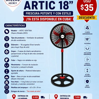 $32usd 🌀 Oferta de Ventiladores de pedestal 🌀 - Img 126689834