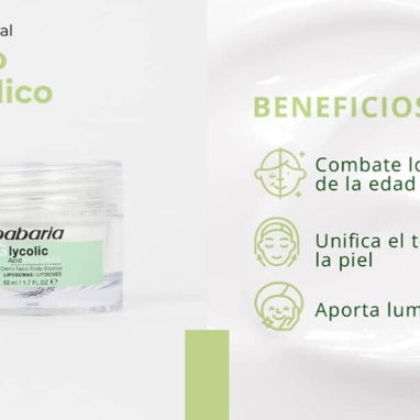 Acido glicolico de Babaria (Serum, crema, ampollas) - 3/6