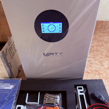 BATERÍA Marca WATTCYCLE DE 5120 Wh COMPATIBLE CON ECOFLOW DELTA 2 , DELTA 2 MAX , DELTA 3 - 2/5