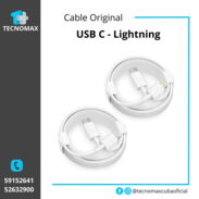 ⭕️Cable Original USB C - Lightning ⭕️Taller TecnoMax ⭕️59152641⭕️ - Img 44484037