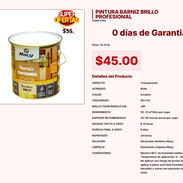 Pintura Barniz Brillo Profesional para Superficies que Requieren Lujo VPT#-0235 - Img 55308664