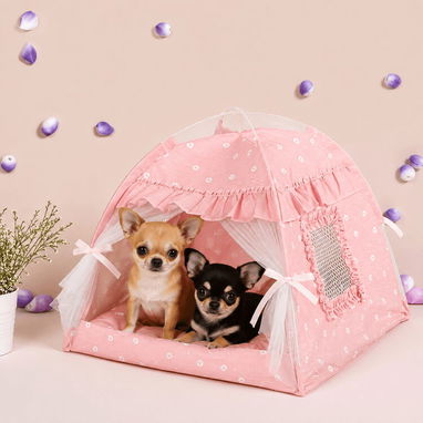 Cama tipo Tienda Cozy Princess para Mascotas - 2/3