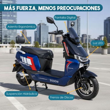 BICIMOTO ELÉCTRICA AQUILA 85V60AH - 6/6