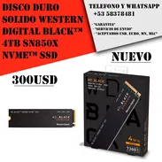 Disco Duro Solido Western Digital BLACK™ 4TB SN850X NVMe™ SSD "Nuevo Sellado" - Img 54342982