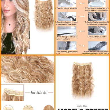 💖✨ ¡EXTENSIONES DE CABELLO NATURAL DE CLIPS! ✨💖 - 6/9