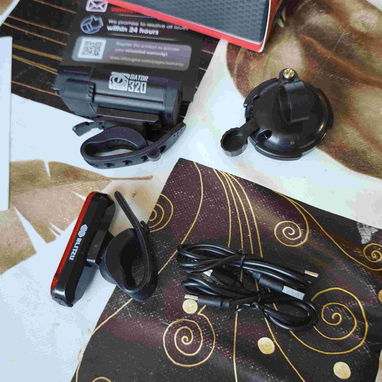Kit de luz delantera, trasera y timbre para bicicleta con carga USB - 3/3