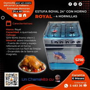 🥘290🥘 COCINA ROYAL DE 4 HORNILLAS CON HORNO. ENTREGA GRATIS CON FACTURA Y GARANTÍA DE 6 MESES. TLF 54833699 - Img 49359355