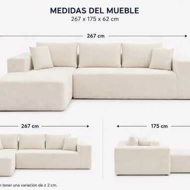 Mueble de sala en L - Img 123560282