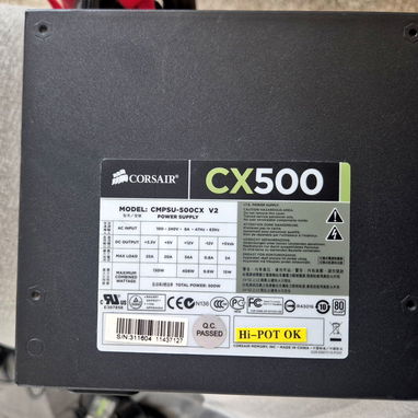 Fuente Corsair CX500 nueva y certificada - 3/4