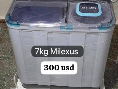 Lavadora semiautomática 7kg milexus - Img main-image-45590859