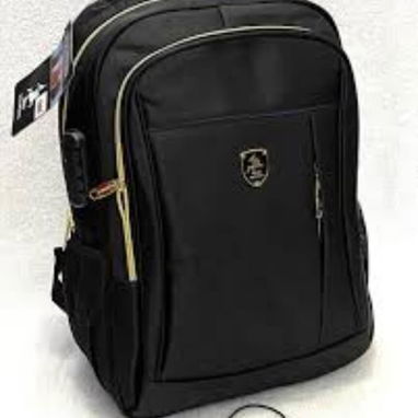 MOCHILA NUEVA CON SEGURA Y USB DE COLORES AZUL Y BEGRA - Img 84627419