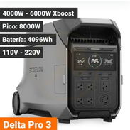 EcoFlow Delta Pro 3 110V/220V 4096Wh Pico 8000W, Batería LiFePO y Carga Rápida Estación de Energía Portátil - Img 55379606