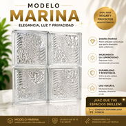 💥💥blokes de cristal modelo marina ,importados maxima calidad ,brinda elegancia , claridad , y pribacidad . - Img 55919075