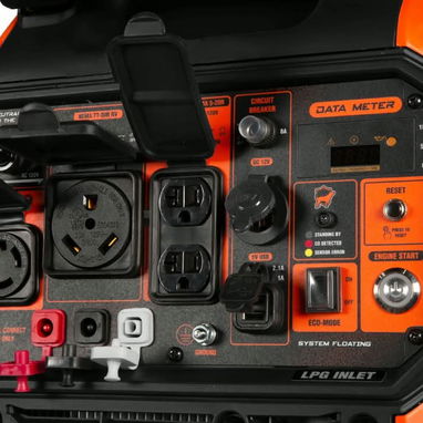 🔥⚡ ¡POTENCIA Y LIBERTAD EN LAURIMAX ENERGY! ⚡🔥  🧡🖤 GENERADOR WEN 6800W DUAL FUEL 🖤🧡 cell 54389456 - 4/4