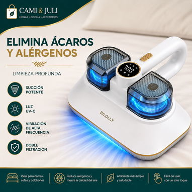 Aspiradora de mano antiácaros con luz UV-C - 3/3