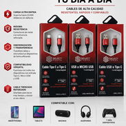 CABLE PARA CELULAR USB A MICRO USB, USB A TIPO C Y TIPO C A TIPO C - Img 45481204