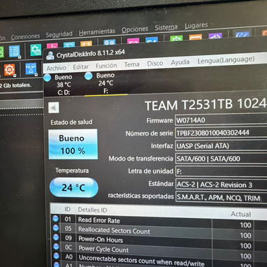 💽🖥️TeamGroup CX2, Externo de 1️⃣0️⃣0️⃣0️⃣ G de poder gama alta ni más ni menos ganga poder de copia 540 MB/s probado - Img 125034610