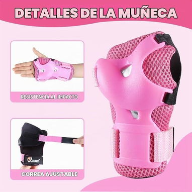 - Set de proteccion para deportes 6 piezas. TALLA M - 3/6