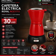 CAFETERA ELÉCTRICA ROYAL ROJA/RCE1709 ELECTRODOMÉSTICOS Nuevas en Caja - Img 55950446