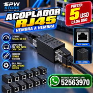 ACOPLADOR RJ45 HEMBRA A HEMBRA - Img 57645270