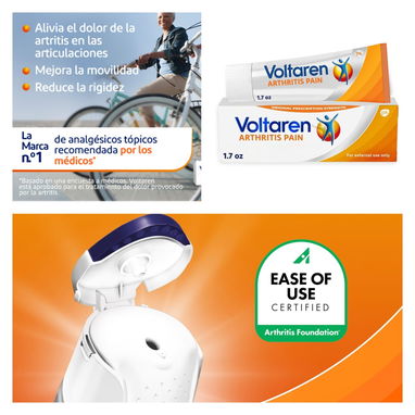 Voltaren, tubos sellados de 50 y 150 gramos - Img 89302040