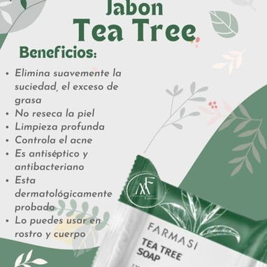 đ JABĂN TEA TREE FARMASI (ORGĂNICO) â CONTROL ACNĂ Y GRASA đ - Img 118512725