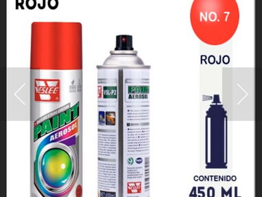 Spray premium color ORO (Dorado plateado) ver dentro un - Img main-image-43757172
