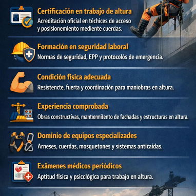 Se solicitan alpinistas para trabajo de altura en MIPYME de Construcción - Img 125120061