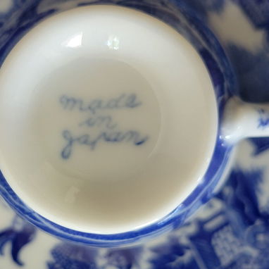 ☕ Lote Porcelana Ocupación Japón 🇯🇵 Café: 4 Platillos y 4 Tazas - Tel: 5358 0956 - Vedado - 3/3