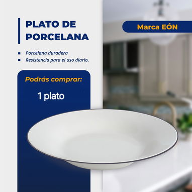 🚧 PLATOS DE PORCELANA HONDOS POR UNIDAD Y CANTIDAD 🚧 - Img 105044350