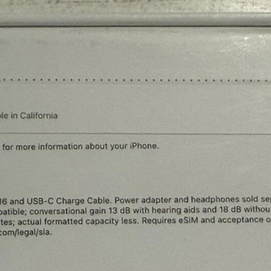 nuevo iPhone 16 rosa de Apple, 128 GB, completamente - Img 123147702