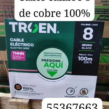 Cable fotovoltaico puro cobre, cable de red, cajas de estanca,  cable eléctrico #8 y 10 y Otros materiales eléctricos - 11/11