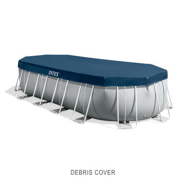 Conjunto de piscina ovalada elevada Prism Frame™ de 20′ × 10′ × 48″ - 4/10