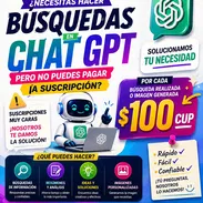Renta de Chat GPT por solo $100cup - Img 56075512