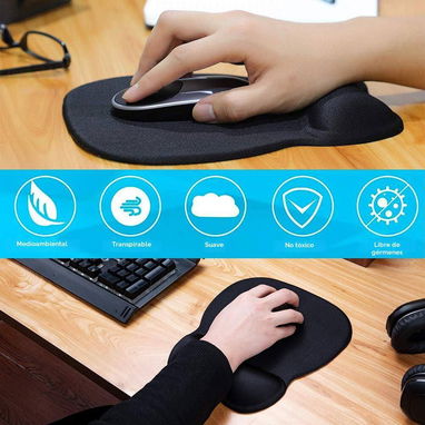 ☎️53544655 🛵 Entrega Disponible ⭐ Alfombrilla Ergonómica para Mouse con Reposamuñecas de Gel – Comodidad y Soporte Dia⭐ - Img 121825874