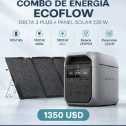 Combo ecoflow delta 3 plus + Panel portatil de 220 w - Img 58060946