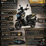 Moto de gasolina con derecho a chapa y propiedad a tu nombre en 15 Días. Garantía - Img 55852143