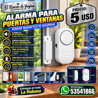 Alarmas solares y alarmas para puertas - 2/2