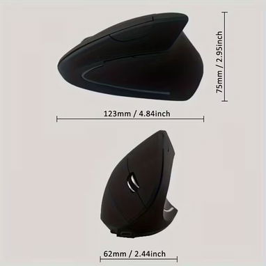 ☎️53544655 🛵 Entrega Disponible ⭐Mouse Vertical Ergonómico Recargable para PC y Laptop ⭐ - Img 121552189