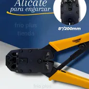 Alicate para Engarzar 8"/200mm Modular Para crimpar Conectores Modulares: 4P. 6P y 8P Acero al Carbono Mango de PVC (14 - Img 55158369
