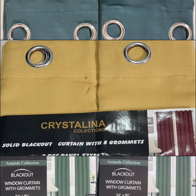 Cortinas blackout/ tapasol de varias medidas y varios colores (con borla y sin borla) - 3/3