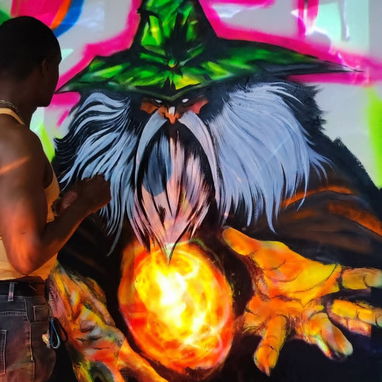 Realizamos Graffitis Neón lumínicos - 6/9