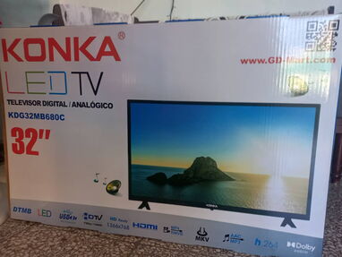 Se vende TV konka de 32 con cajita nuevo en su caja - Img main-image