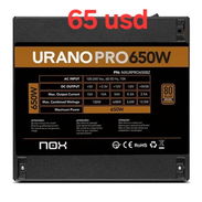🎲🎲 Fuente Urano PRO 650W 80+ Bronce - Img 57685445