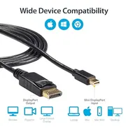Cable MiniDP a DP StarTech 1.8m 4K - Img 58031441