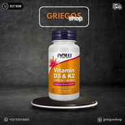 Vitamina D3 + K2 | NOW Foods | 120 cápsulas - Img 58012566