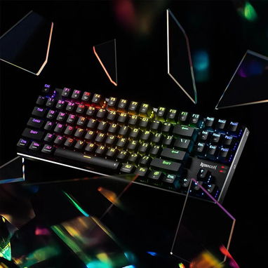 🖥️.Redragon K660RGB-PRO Teclado Inalámbrico para Juegos, 80% 87 Teclas BT/2.4Ghz Teclado Mecánico de Aluminio Tri-Modo - Img 123026774
