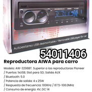 !!Reproductora AIWA para carro Modelo: AW-3298BT. Superior a las reproductoras Pioneer!! - Img 45600288