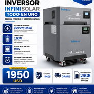 Inversor InfiniSolar (All in One), 3000W (3KW) , Capacidad 7.1KW ,Voltaje 110V(salida) BMS ,MPPT Integrado + Oferta de 2 - Img 55635905