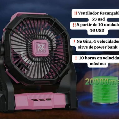Ventiladores recargables - 2/3